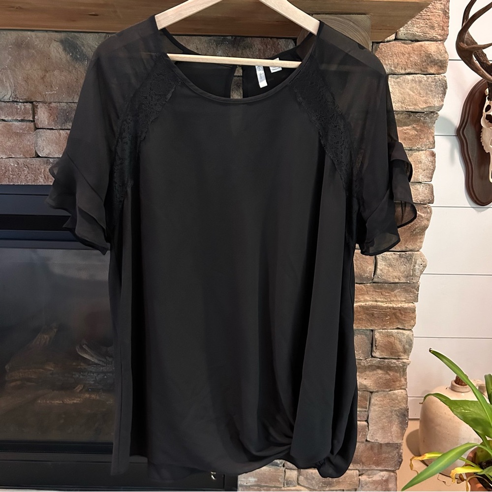 🌿EST. 1946 Black Women's Blouse Top Size L